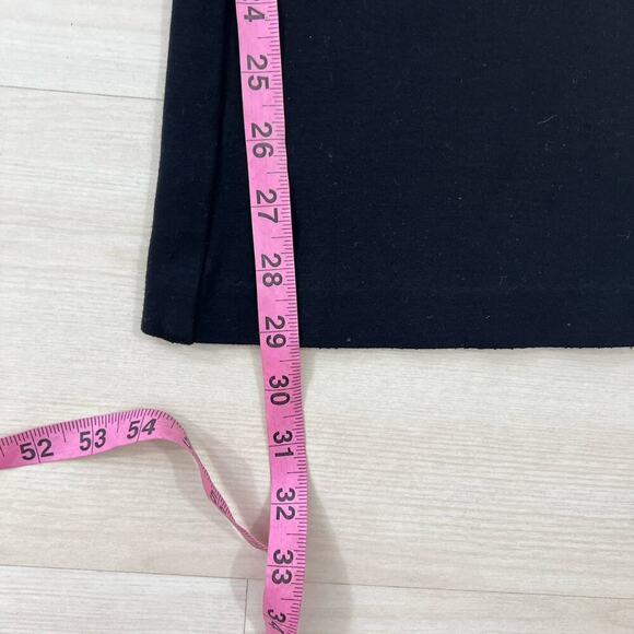 Cache Vintage Y2K Low Rise Flare Leg Black Ponte Pants Size 6 Stretch - Picture 7 of 10